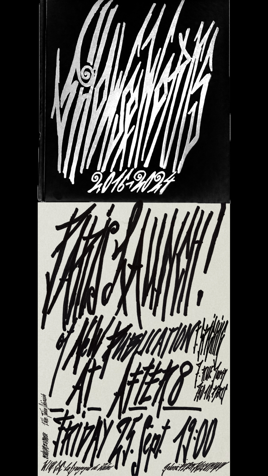  - Launch of Tobias Spichtig’s monograph, “Shows & Works 2026-2024”